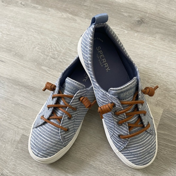 SOLD Sperry Women's Crest Vibe LightSkyBlue Stripe. - Picture 4 of 5